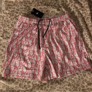 NEW monogram logo fashion basketball baggy shorts
